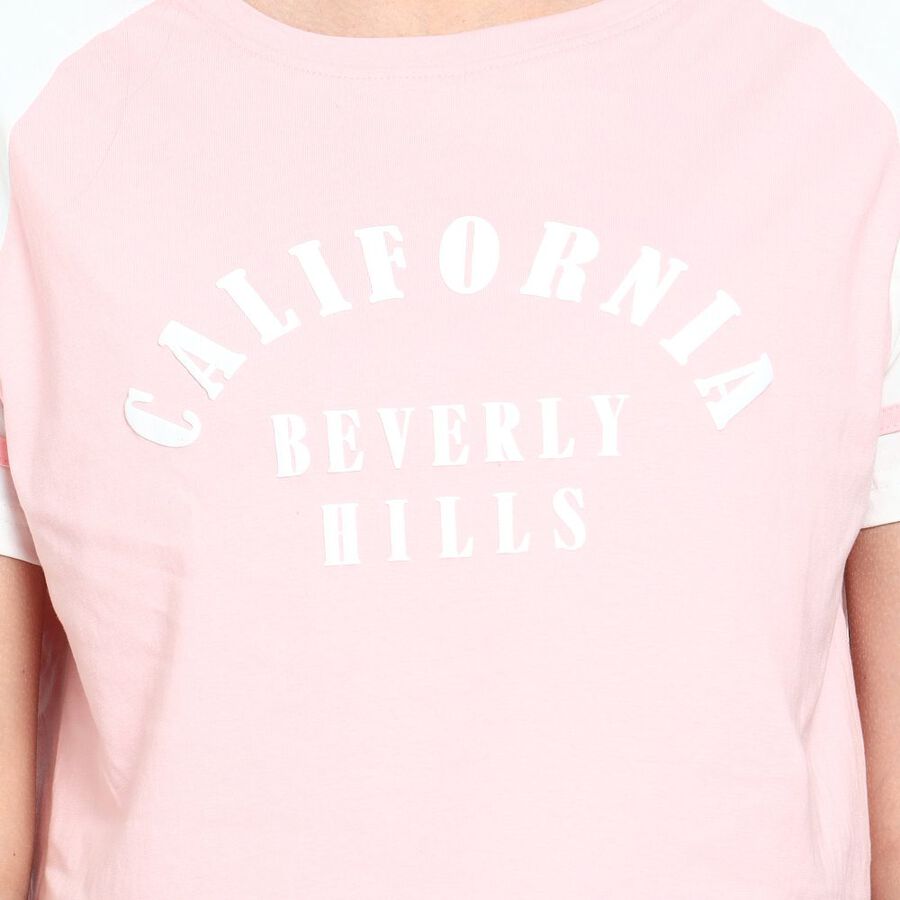 Ladies' Cotton T-Shirt, Light Pink, large image number null